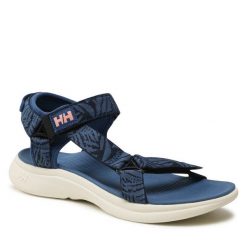 Sandały Helly Hansen. Niebieskie sandały Helly Hansen, bez wzorów, bez obcasa, na płaskiej podeszwie, bez zapięcia. Za 249.99 zł.