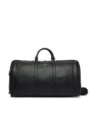 Guess Torba podróżna TMMISL P6435 Czarny. Czarne torby podróżne Guess, z aplikacjami, ze skóry. Za 824.99 zł.