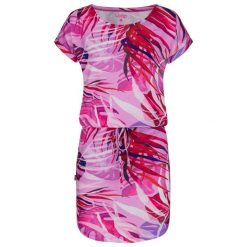 Sukienka damska Loap Anuma w kolorze różowym. Czerwone sukienki ZSPORT, na spacer, na lato, bez wzorów, sportowe, bez kołnierzyka, bez ramiączek, sportowe. Za 164.99 zł.