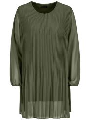 Sublevel Sukienka w kolorze oliwkowym rozmiar: M/L. Zielone sukienki Sublevel, l, bez wzorów, bez kołnierzyka, bez ramiączek, midi. Za 74.81 zł.