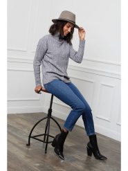 L'armoire de Suzette Golf w kolorze szarym rozmiar: 34/36. Szare golfy L'armoire de Suzette, l, bez wzorów, z kaszmiru, bez ramiączek. Za 147.95 zł.