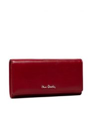 Pierre Cardin Portfel 06 ITALY 100 Czerwony. Czerwone portfele Pierre Cardin, bez wzorów, ze skóry. Za 169.99 zł.
