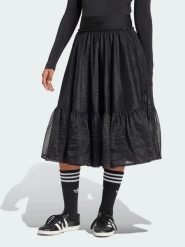 Adidas Spódnica w kolorze czarnym rozmiar: XS. Czarne spódnice Adidas, xs, bez wzorów, midi, rozkloszowane. Za 139.87 zł.