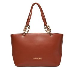 Torebka LOVE MOSCHINO. Brązowe shopper Love Moschino, bez wzorów, bez dodatków. Za 1,059.00 zł.