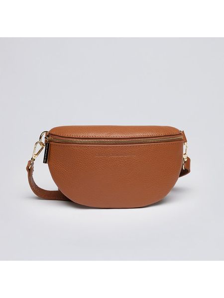 CXL by Christian Lacroix Skórzana saszetka w kolorze jasnobrązowym - 23 x 13 x 6 cm rozmiar: onesize. Brązowe torby na ramię CXL by Christian Lacroix, bez wzorów, z materiału, sportowe, przez ramię, bez dodatków. Za 206.91 zł.