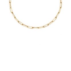 Naszyjnik Łańcuch No.7 pozłacany 45 cm. Żółte naszyjniki Lilou, pozłacane. Za 284.00 zł.