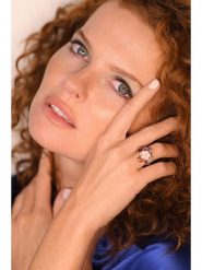 DIAMANTA Złoty pierścionek "Jardin anglais" z kamieniami szlachetnymi rozmiar: 54. Różowe pierścionki DIAMANTA, z ametystem, złote. Za 2,253.99 zł.