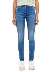 Mustang Dżinsy - Skinny fit - w kolorze niebieskim rozmiar: W26/L30. Niebieskie jeansy Mustang, l, z aplikacjami, z podwyższonym stanem. Za 127.65 zł.