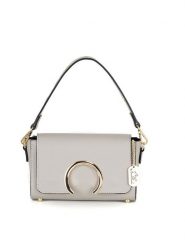 Anna Morellini Skórzana torebka "Giada" w kolorze szarym - 24 x 16 x 8 cm rozmiar: onesize. Szare torby na ramię Anna Morellini, bez wzorów, z materiału, przez ramię, bez dodatków. Za 260.99 zł.