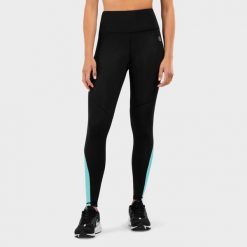 Kobieta Fitness Legginsy sportowe ze średnim stanem New Feel SIROKO Czarny. Czarne obuwie sportowe SIROKO, bez zapięcia, na fitness i siłownię. Za 130.65 zł.