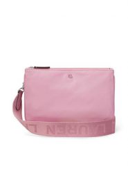 LAUREN RALPH LAUREN Torebka Landyn 431970156005 Różowy. Czerwone listonoszki Lauren Ralph Lauren, bez wzorów, z materiału, bez dodatków. Za 489.99 zł.