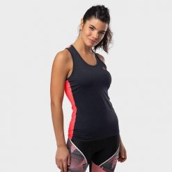 Koszulka tank top fitness damska All Star. Czarne bluzki SIROKO, s, bez wzorów, bez kołnierzyka, bez ramiączek. Za 87.30 zł.