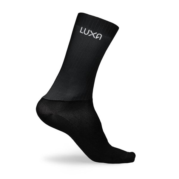 Skarpetki Kolarskie Luxa Aero. Czarne skarpety LUXA, bez wzorów, z elastanu. Za 139.00 zł.