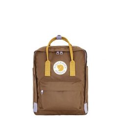 Plecak miejski Fjallraven Kanken Koncept - khaki dust/kantarell. Brązowe plecaki Fjällräven, bez wzorów. Za 465.29 zł.