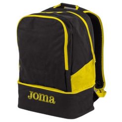 Plecak treningowy Joma Estadio III dwukomorowy z przegrodą na buty 23,8 L. Czarne plecaki Joma, bez wzorów. Za 74.76 zł.