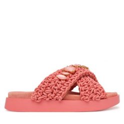 Klapki Inuikii. Czerwone klapki Inuikii, bez wzorów, bez obcasa. Za 899.99 zł.