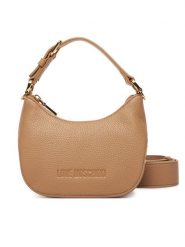 LOVE MOSCHINO Torebka JC4019PP1NLT0104 Beżowy. Brązowe torebki klasyczne Love Moschino, bez wzorów, ze skóry, bez dodatków. Za 929.99 zł.