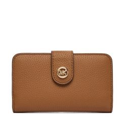 Portfel MICHAEL Michael Kors. Brązowe portfele MICHAEL Michael Kors, bez wzorów. Za 519.99 zł.