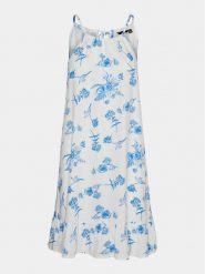 Vero Moda Sukienka letnia Mymilo 10303634 Biały Regular Fit. Białe sukienki Vero Moda, na lato, m, bez wzorów, z wiskozy, bez kołnierzyka, bez ramiączek. Za 159.99 zł.