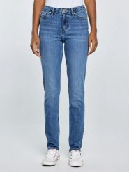 Jeansy damskie z wysokim stanem niebieskie Katrina High Waist 311. Niebieskie jeansy Big Star, l, bez wzorów, z podwyższonym stanem. Za 329.99 zł.