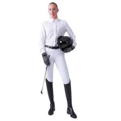 Damskie legginsy zawodnicze z pełną przyczepnością PS of Sweden Katja. Białe legginsy PS OF SWEDEN, xl, bez wzorów, z materiału, z podwyższonym stanem. Za 638.05 zł.