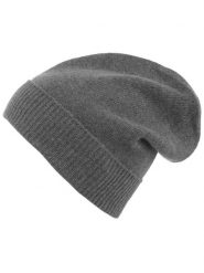 Zwillingsherz Kaszmirowa czapka beanie w kolorze szarym rozmiar: onesize. Szare czapki Zwillingsherz, bez wzorów, z kaszmiru. Za 206.91 zł.