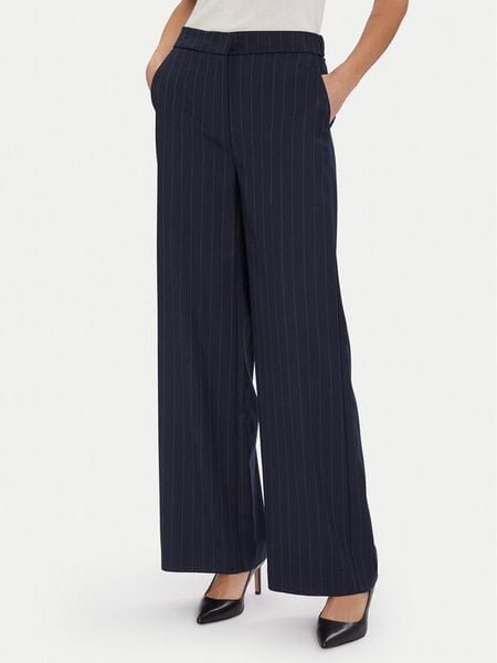 Maryley Spodnie materiałowe 25IB598/M17/35BL Granatowy Regular Fit. Niebieskie spodnie materiałowe Maryley, m, bez wzorów, z materiału. Za 209.99 zł.