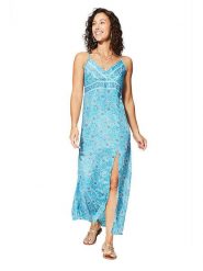 Ipanima Sukienka w kolorze błękitnym rozmiar: 34/36. Niebieskie sukienki Ipanima, na co dzień, bez wzorów, bez kołnierzyka, bez ramiączek, maxi, proste. Za 86.99 zł.