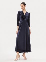 Rinascimento Sukienka wieczorowa CFC0116789003 Granatowy Regular Fit. Niebieskie sukienki Rinascimento, xs, bez wzorów, z syntetyku, wizytowe, bez kołnierzyka, bez ramiączek. Za 779.99 zł.