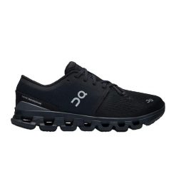 Buty do biegania Kobieta On Running Cloud X 4 czarny. Czarne obuwie sportowe On Running, z materiału, bez zapięcia, do biegania. Za 825.00 zł.