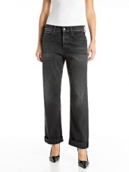 Replay Dżinsy - Relaxed fit - w kolorze czarnym rozmiar: W27/L30. Czarne jeansy Replay, l, z aplikacjami. Za 371.45 zł.