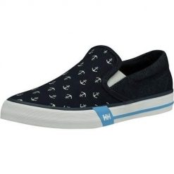 Buty do chodzenia damskie Helly Hansen Copenhagen Slip-on. Niebieskie obuwie sportowe Helly Hansen, z materiału, bez zapięcia, trekkingowe. Za 284.00 zł.