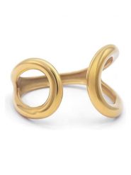 MOODE Pierścionek "Segolene" rozmiar: onesize. Żółte pierścionki MOODE, ze stali. Za 109.78 zł.