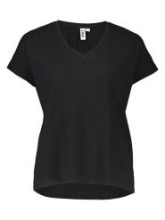 ONLY Koszulka w kolorze czarnym rozmiar: XL. Czarne bluzki Only, xl, bez wzorów, bez kołnierzyka, bez ramiączek. Za 69.91 zł.