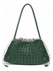 SUVRAI Torebka w kolorze zielonym - 35 x 20 x 12 cm rozmiar: onesize. Zielone torby na ramię SUVRAI, bez wzorów, z materiału, na ramię, bez dodatków. Za 152.99 zł.