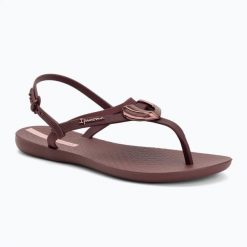 Sandały damskie Ipanema Classic Dreamy. Czerwone sandały Ipanema, bez wzorów, z materiału, bez obcasa, bez zapięcia. Za 139.99 zł.