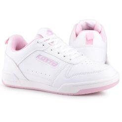 Buty damskie sportowe do chodzenia Lotto TOCO BC. Białe obuwie sportowe Lotto, bez zapięcia, trekkingowe. Za 129.00 zł.
