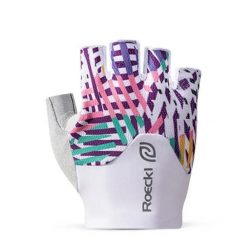 Mitenki damskie Roeckl Deleni 2. Białe rękawiczki Roeckl, bez wzorów, sportowe. Za 301.00 zł.