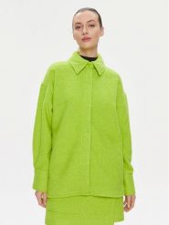 Samsøe Samsøe Kurtka przejściowa Inez F23400011 Zielony Oversize. Zielone kurtki Samsøe & Samsøe, m, bez wzorów, z syntetyku, bez kaptura. Za 449.99 zł.