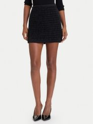 Marciano Guess Spódnica mini 5BGD08 7394A Czarny Regular Fit. Czarne spódnice Marciano Guess, z aplikacjami, z syntetyku, mini. Za 619.99 zł.