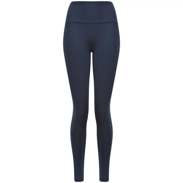 Legginsy Damskie Z Wysokimi Stanami Core. Niebieskie legginsy TOMBO, bez wzorów, z podwyższonym stanem. Za 159.99 zł.