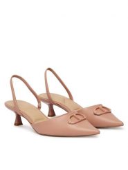 Aldo Sandały Delicate 13918886 Beżowy. Brązowe sandały Aldo, bez wzorów, ze skóry, bez obcasa, na szpilce, bez zapięcia. Za 319.99 zł.