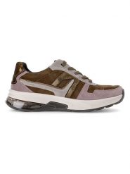 Gabor Sneakersy w kolorze jasnoróżowo-brązowym rozmiar: 40. Brązowe trampki Gabor, bez wzorów, z materiału, bez zapięcia. Za 242.13 zł.
