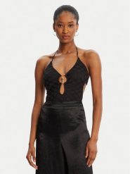 BARDOT Body Rosala Halter Lace 59940TB Czarny. Czarne body Bardot, bez wzorów, z syntetyku. Za 439.99 zł.
