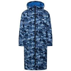 Płaszcz Przeciwdeszczowy Dla Dorosłych Unisex Hudsan. Niebieskie płaszcze Trespass, m, bez wzorów, z materiału, z kapturem. Za 469.99 zł.