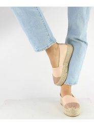 Foreverfolie Espadryle w kolorze jasnoróżowym rozmiar: 40. Różowe espadryle Foreverfolie, bez wzorów, bez obcasa, na platformie, bez zapięcia. Za 76.69 zł.