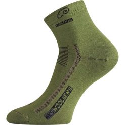 Skarpety merino WKS. Czerwone skarpety LASTING, bez wzorów, z elastanu. Za 99.90 zł.