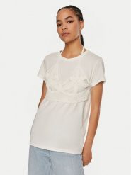 ViCOLO T-Shirt RB0816 A Biały Regular Fit. Białe t-shirty ViCOLO, s, bez wzorów, z bawełny, bez kołnierzyka, bez ramiączek. Za 109.99 zł.