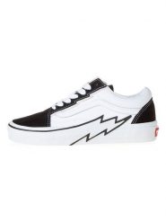 Vans Skórzane sneakersy "Old Skool Bolt" w kolorze czarno-białym rozmiar: 38,5. Białe trampki Vans, bez wzorów, bez zapięcia. Za 171.68 zł.