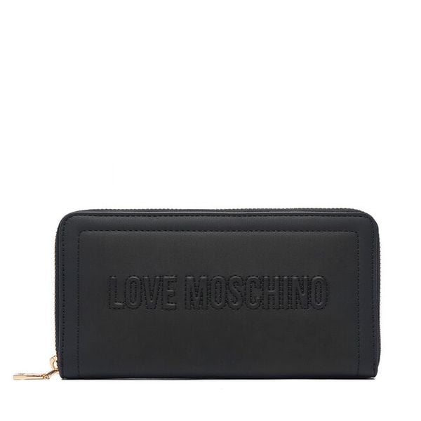 Portfel LOVE MOSCHINO. Czarne portfele Love Moschino, bez wzorów. Za 459.99 zł.